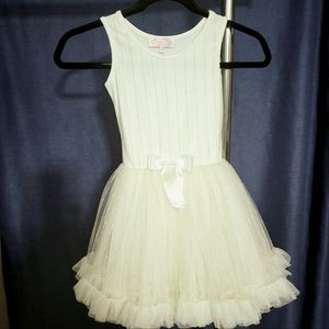 Girls White Tutu Dress 4T